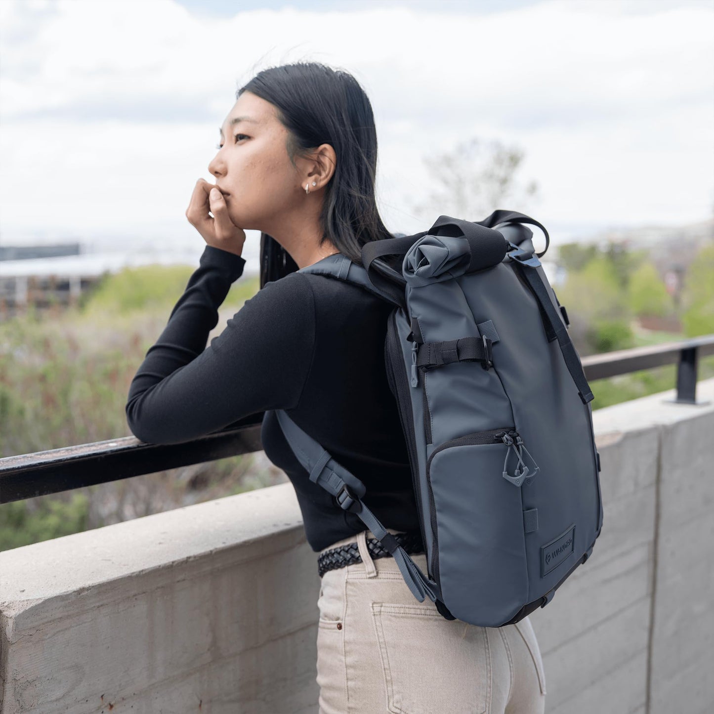 WANDRD PRVKE Rolltop 15L V4 Photography Bundle – Compact Travel Camera Backpack with Essential Camera Cube and Laptop Sleeve