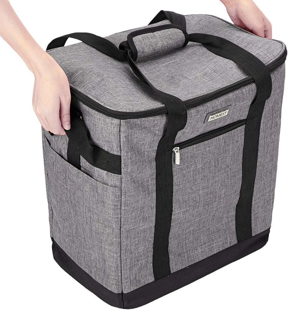 HOMEST Stand Mixer Dust Carry Bag with Pockets for KitchenAid Bowl Lift 5-8 Quart, Grey