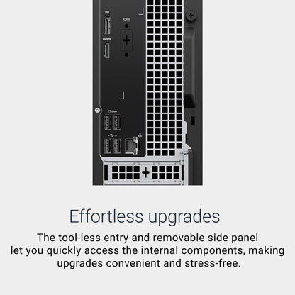 Dell Slim Desktop ECS1250 - Intel Core i3 14100 Processor, 8GB DDR5 RAM, 512GB SSD, WiFi 6, Intel UHD Graphics 730, Windows 11 Home, Onsite Service - Black