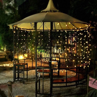 WFGGEH 10ft 20 Globe Plug in String Lights, LED Warm White Globe Fairy Lights for Birthday Christmas Wedding Party Home