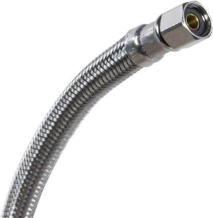 Certified Appliance Accessories Ice Maker Water Line: 7 Feet, PVC Core with Premium Braided Stainless Steel