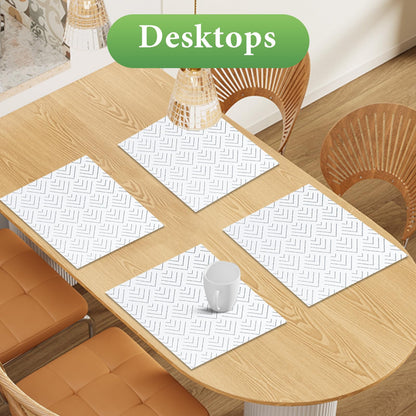 Shelf Liner for Kitchen Cabinets Non Adhesive Drawer Liner Non-Slip Thickened Shelf Liner Paper Strong Easy to Clean for Tool Box Refrigerator with Knife and Tape Measure,Silver Arrow,11.8 x 118 in