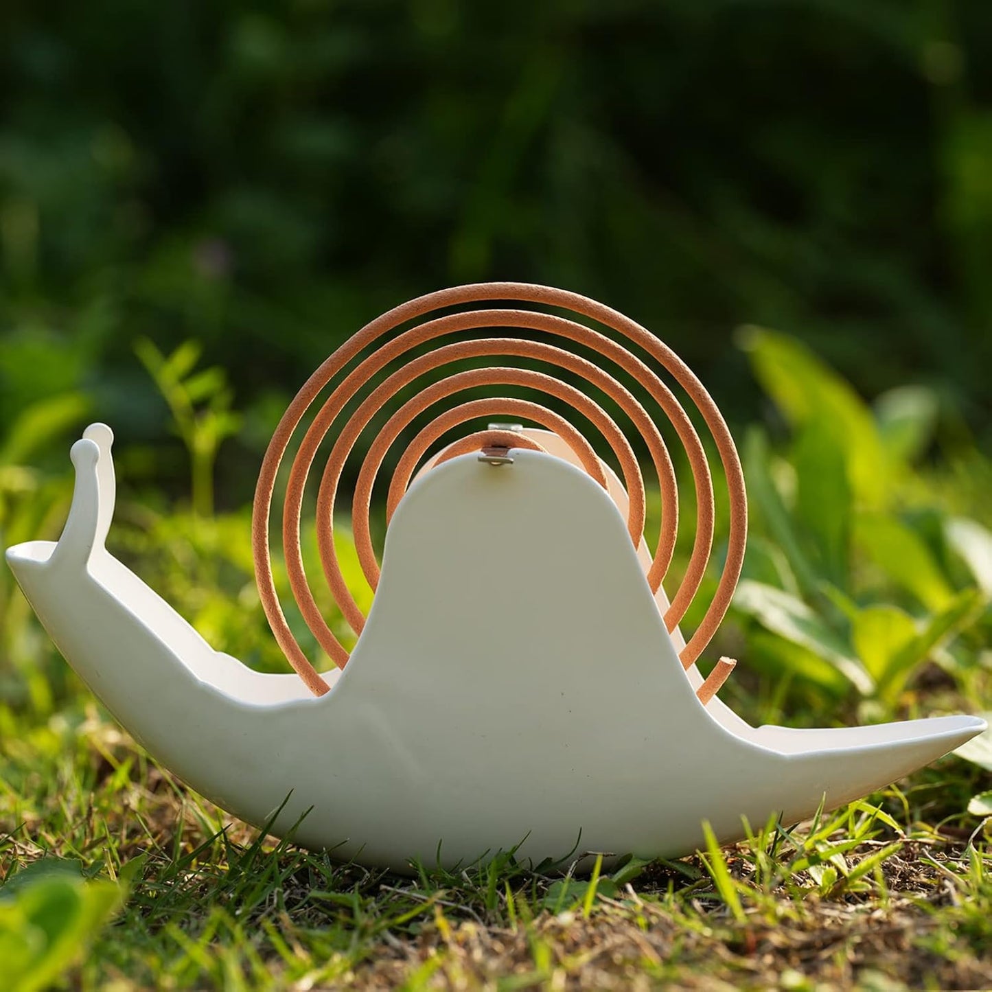 Snail Mosquito Coil Holder - Iron Metal Fireproof Incense Burner Bracket for Home Office Bedroom Decor