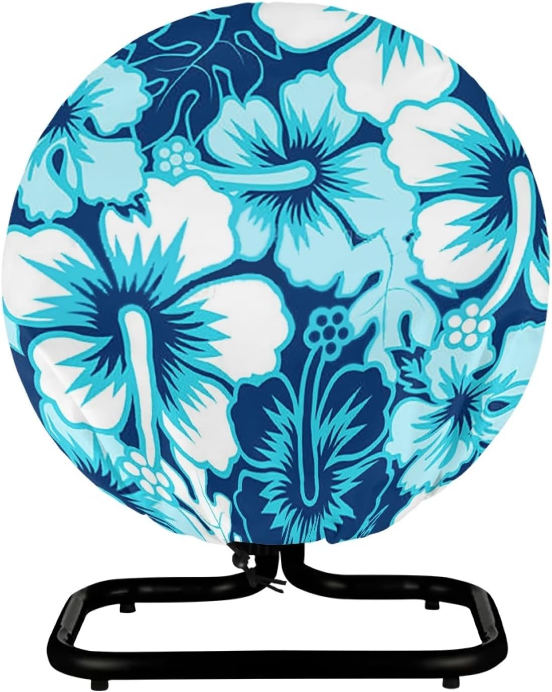 Hawaiian Print Drum Fan Cover, Dust Cover for 18-20" Fan, Waterproof & Dustproof Heavy Duty Polyester for Indoor/Outdoor