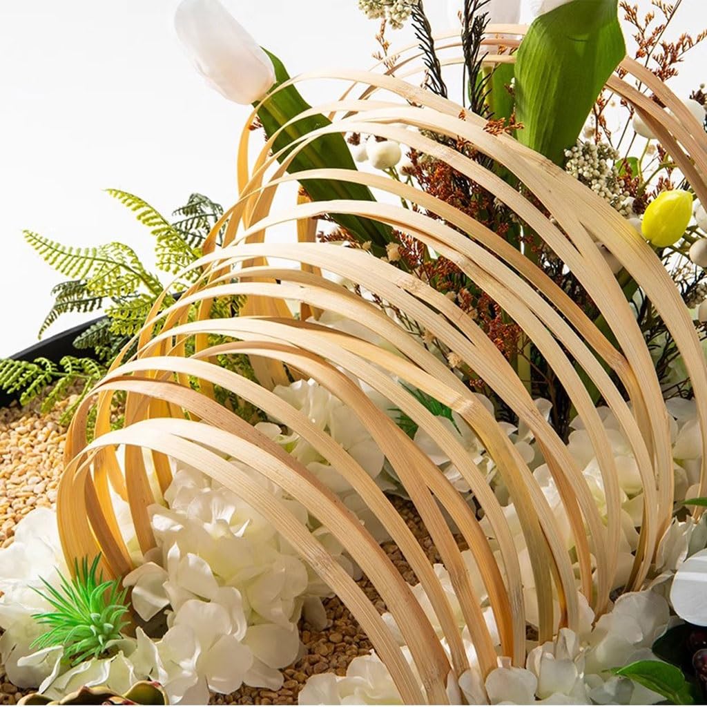 Artificial Bonsai Tree Large Round Table in The Middle of The Turntable Flower Hotel Table Restaurant Light Luxury Decorations Landscape Decorations Artificial Plant Bonsai Tree(Small)