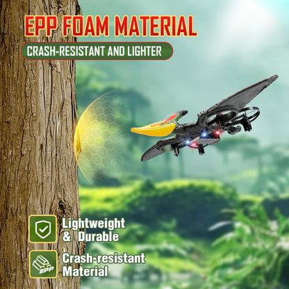 jaming Pterodactyl Drone Dragon Toys Rc Airplanes for Kids and Adults Easy to Flying Dinosaur Toys Remote Controlled Aircraft for Beginners Hobby RC Plane Toys Birthday Gifts for Boys 8-12