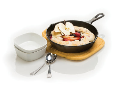 Lodge Wildlife Series-8" Cast Iron Skillet with Duck Scene, 8", Black