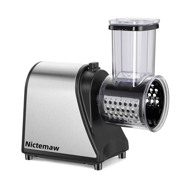Nictemaw Electric Cheese Grater 250W, Cheese Shredder, Professional Electric Slicer Shredder for Potatoes, Carrots, Veggies, Upgraded