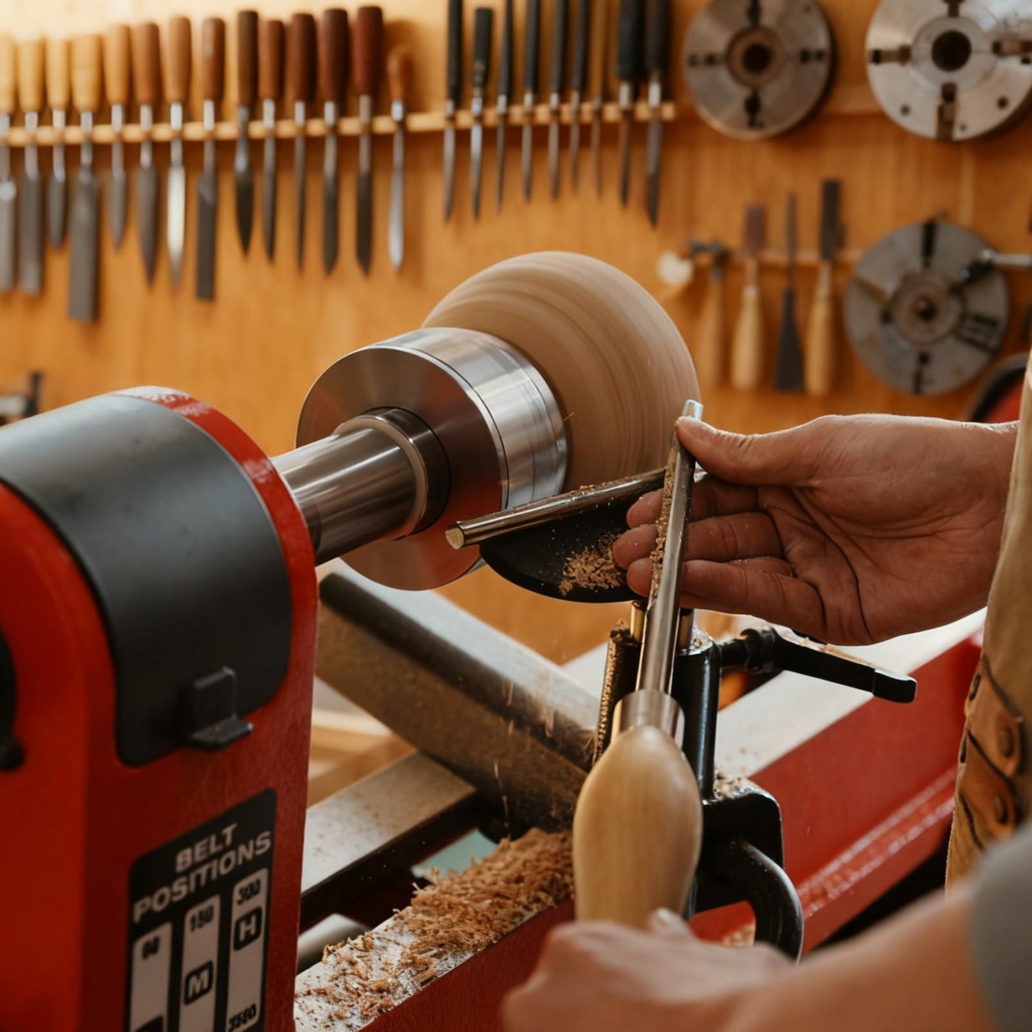 Wood Lathe Spindle Extenders with Thread 1-1/4"x8TPI, Move Your Chuck or Faceplate an Additional 3” Away From Lathe Headstock, Woodturning Tools.
