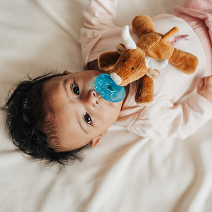 WubbaNub Infant Pacifier - Longhorn Bull