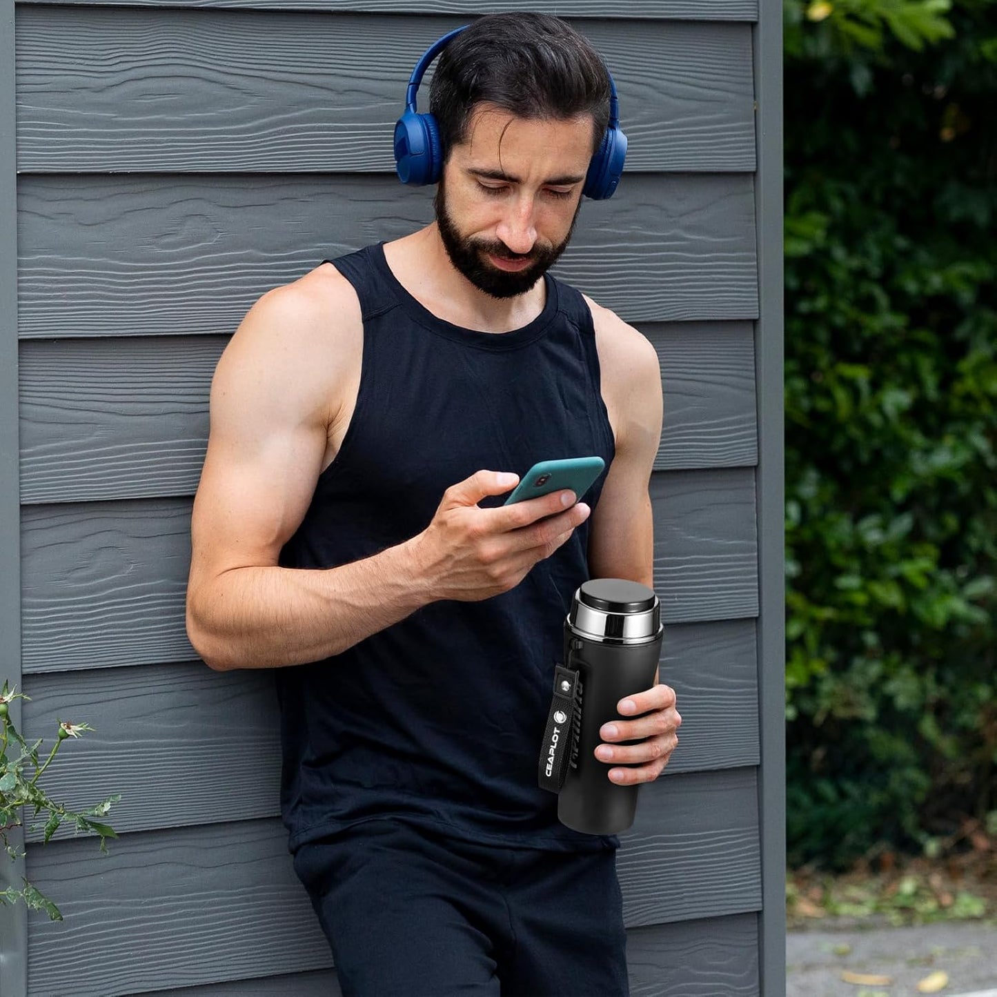Portable Electric Kettle for Travel, 110-240V Auto, with LCD Display, 4 Temperature Settings, 350ML Stainless Steel