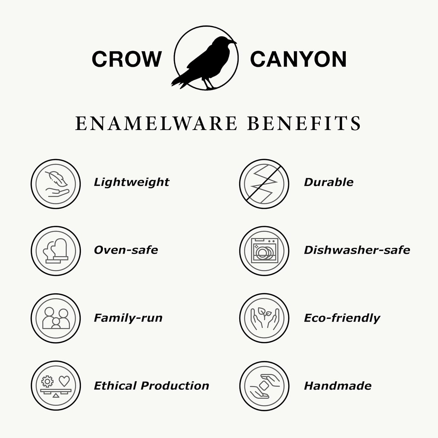 Crow Canyon Home Enamelware Serving Bowl - 1.5 quart, Red/White Splatter