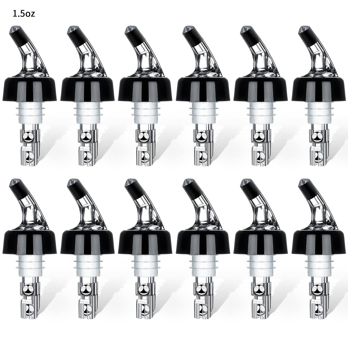 Automatic Measured Bottle Pourer - 1.5oz/45ml Quick Shot Spirit Measure Pourer Drinks Wine Cocktail Dispenser Home Bar Tools