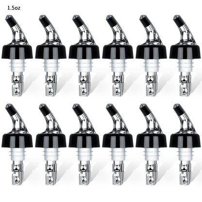 Automatic Measured Bottle Pourer - 1.5oz/45ml Quick Shot Spirit Measure Pourer Drinks Wine Cocktail Dispenser Home Bar Tools