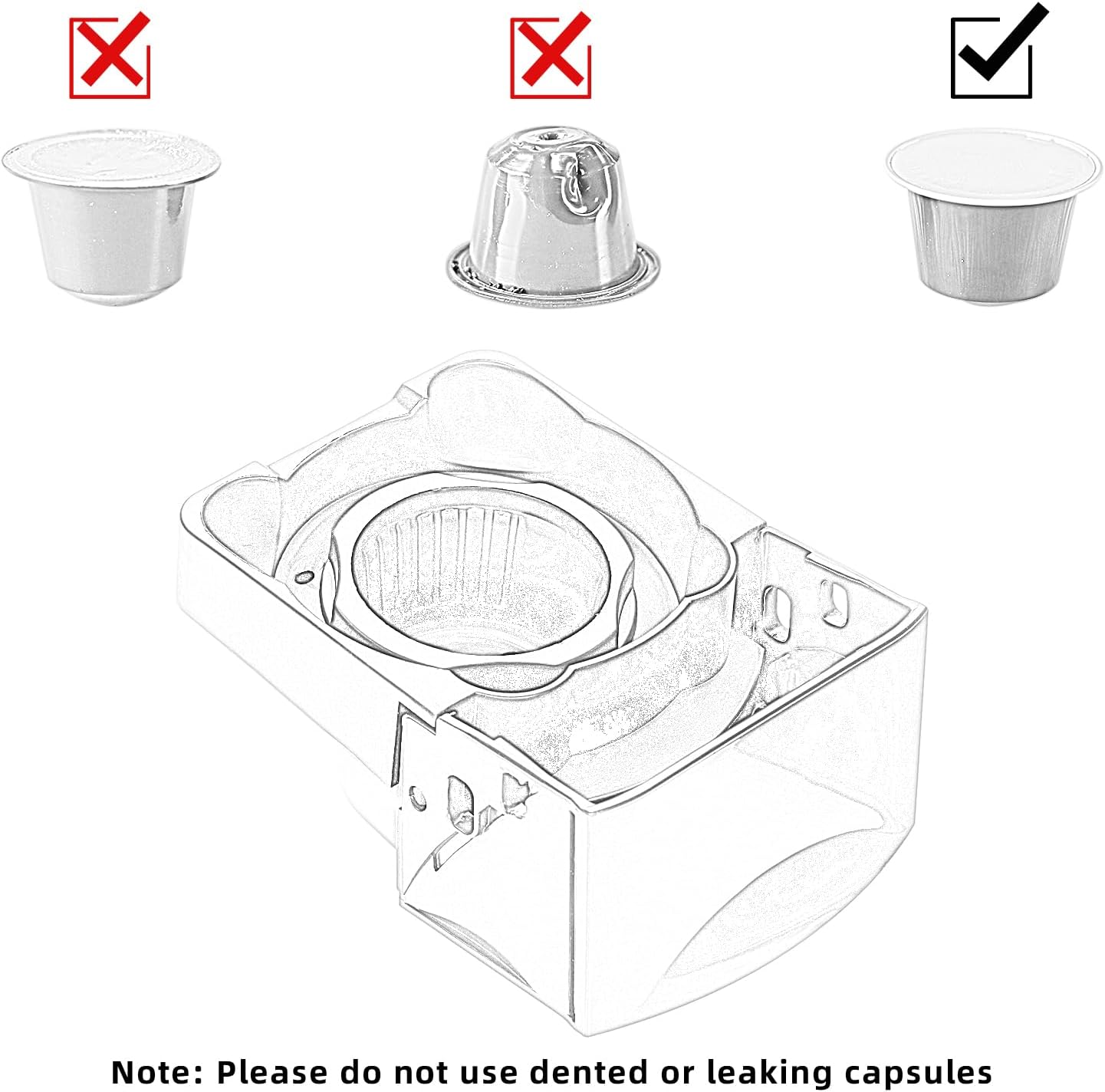 KOTLIE Multi Capsule Coffee Machine Accessories for Caffitaly Capsule