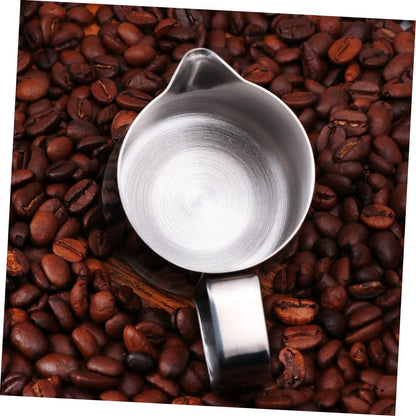 1pc Cup Steaming Pitcher, Coffee Machines for Home Kitchen Supplies, Black Kettle Milk Accessories