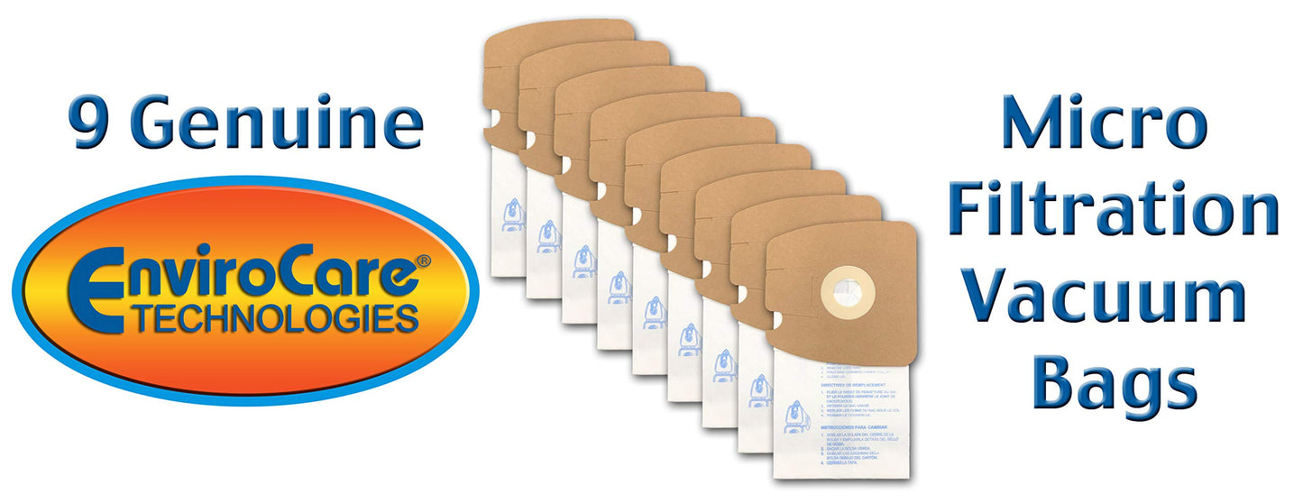 Eureka Style MM Envirocare Micro-Filtration Vacuum Bags - 9 Pack