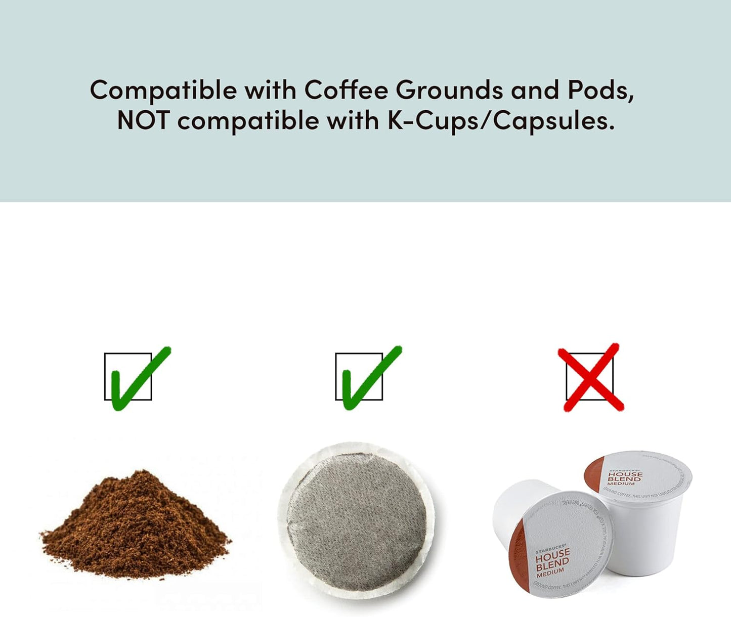 Elite Gourmet EHC112 Personal Single-Serve Coffee Maker, Includes 14Oz Stainless Steel Thermal Travel Mug