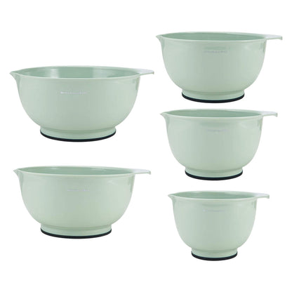 KitchenAid Classic Mixing Bowls, Set of 5, Pistachio