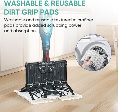 2 Pack Genius Steam Mop Pads Compatible with Shark Genius Hard Floor Cleaning System, Part # XTP184