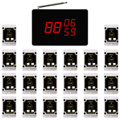 SINGCALL Wireless Construction Site Calling System, for Calling Elevator, Wireless Service System, Storage Battery Can Last 5 Hours