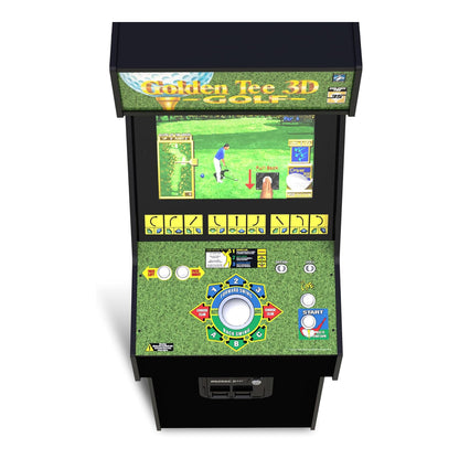 ARCADE1UP Golden Tee 3D Deluxe Arcade Machine, Built for Your Home, Over 5-Foot-Tall Cabinet with 8 Classic Games