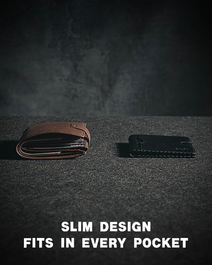 Zitahli Mens-Wallet-Slim-Leather-RFID Blocking Wallet for Men Minimalist Bifold Credit Card Holder with Gift Box