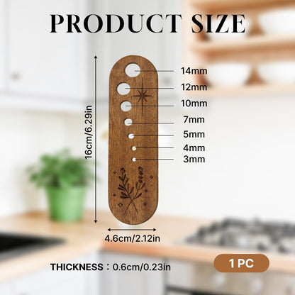 Wooden Vegetable Leaf Separator Herb Stripper,Essential Herb Stripper Tool, Fun Kitchen Gadgets for Home & Chef Use, Exquisite Kitchen Gift Supplies