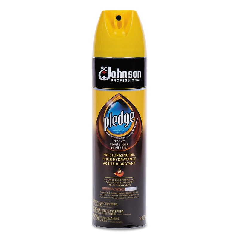 SC Johnson Pledge Furniture Polish, Revive Moisturizing Oil, 14.2 oz Can, Pack of 1