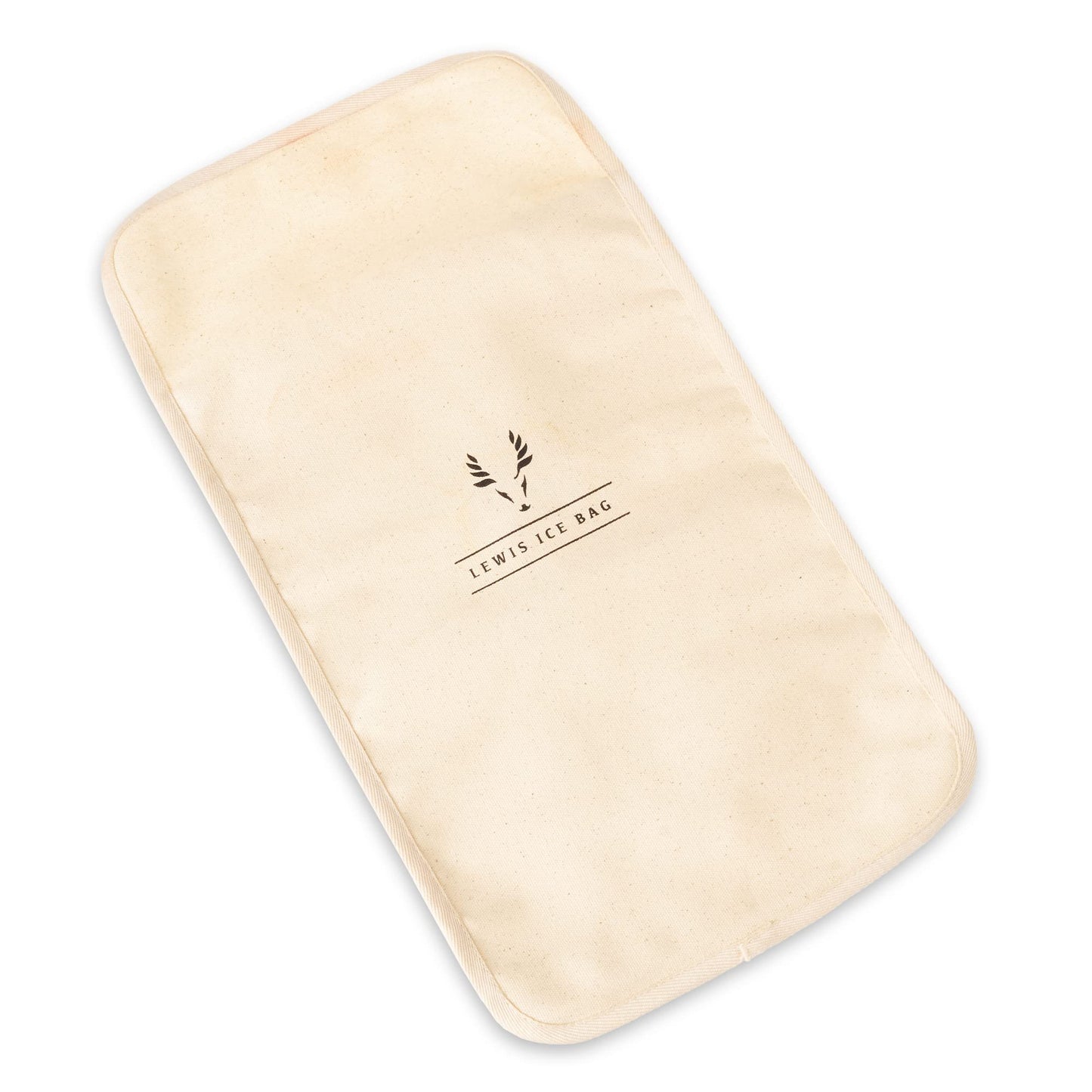 Viski Bartender’s Lewis Ice Bag - Extra Large Professional Grade Canvas Ice Crushing Bag with Reinforced Seams for Chilled Cocktails - 10″ x 18″ Set of 1