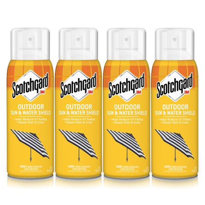 Scotchgard Sun and Water Shield, Repels Water, 42 Ounces (4 Cans)