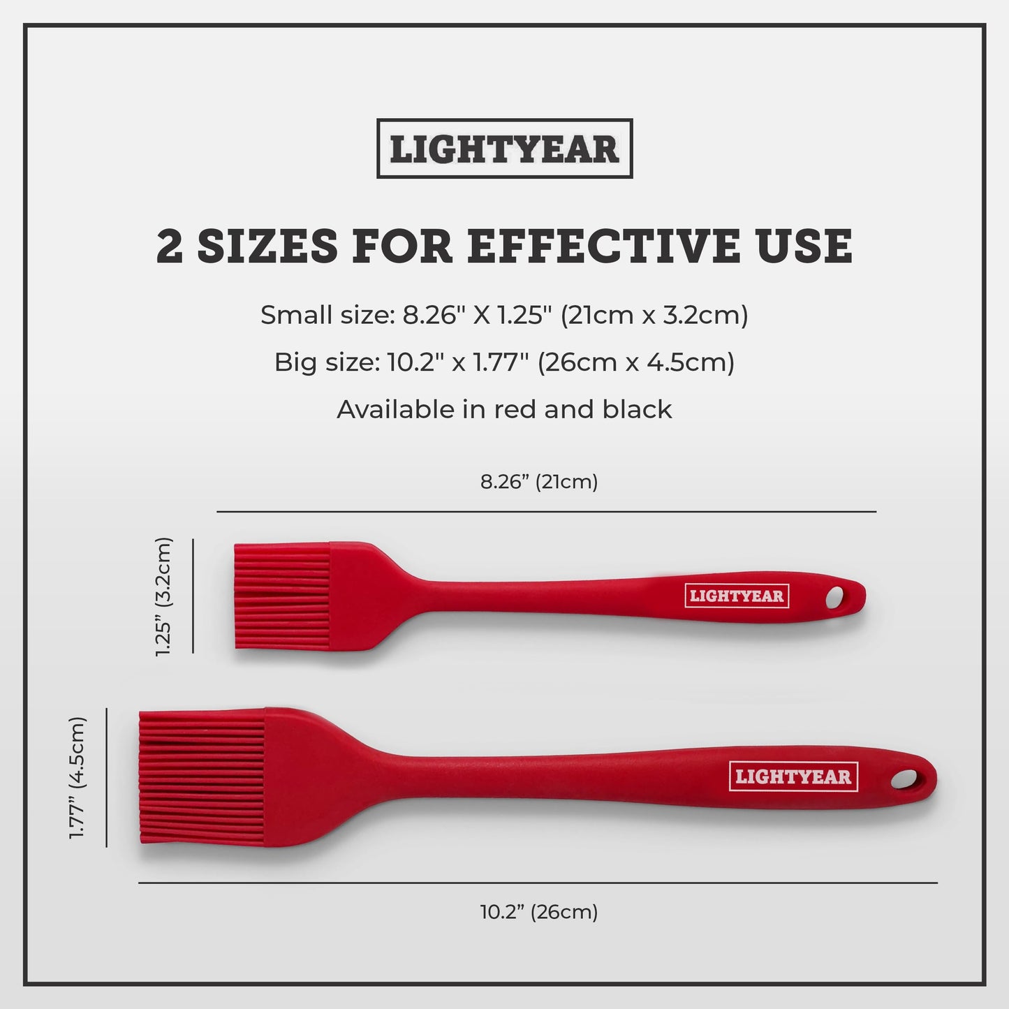 Lightyear BBQ Pro Prep & Cook Bundle – Meat Hammer, Instant Read Thermometer & Silicone Basting Brush Set