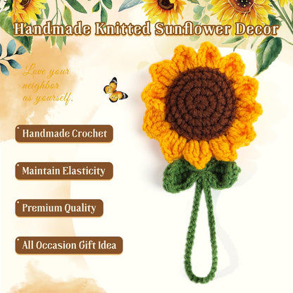 Sunflower Planner Gift Set for Women - 1 Sticker Book of 600+ Stickers, 1 Weekly Planner, 1 Crochet Keychain, 1 Metal Bookmark, 12 Prayer Cards, Gift for Women Men Teens Christian Birthday Mothers Day