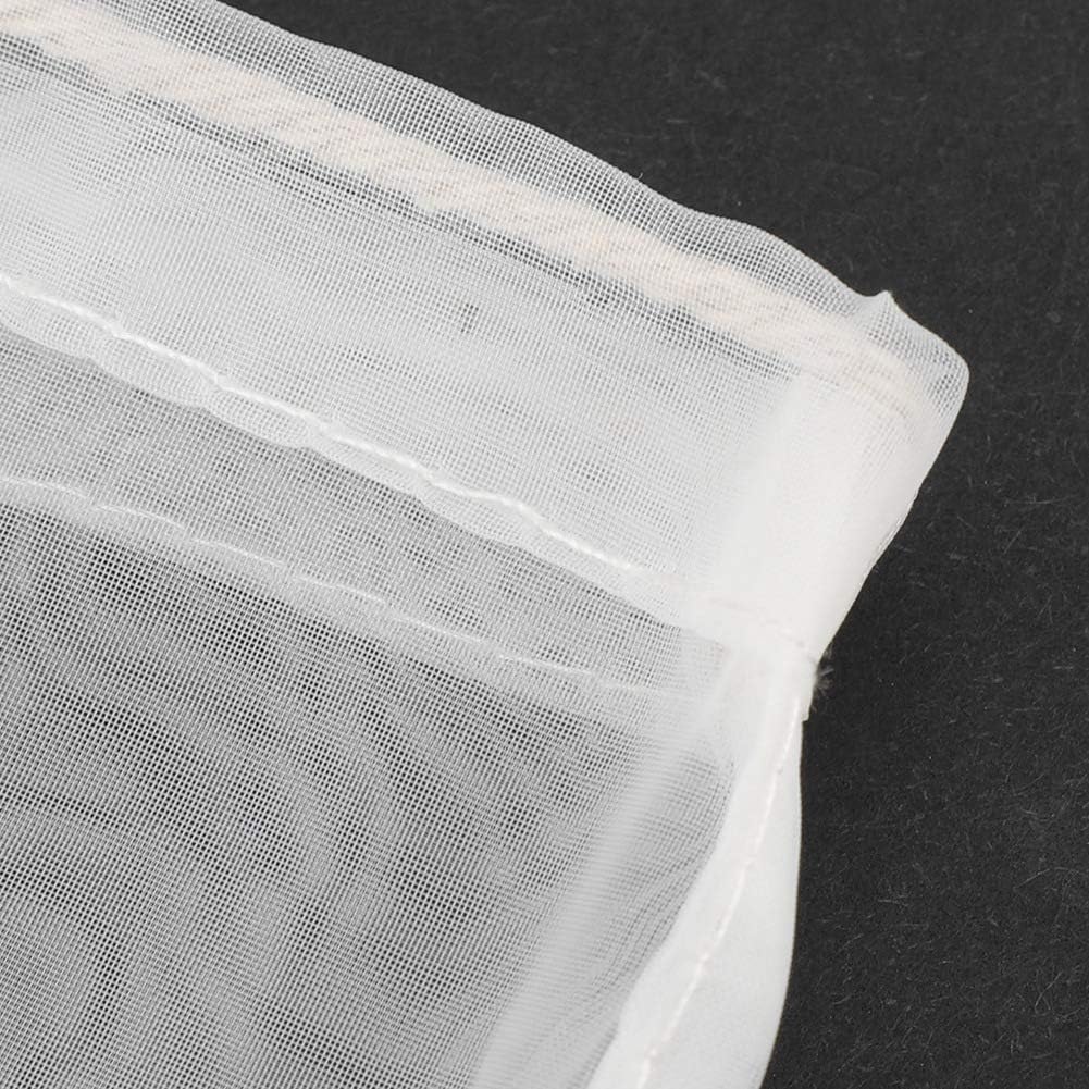 100 Mesh Food Grade Wine Filter Bag, Reusable Home Brew Beer Making Extra Fine Extraction Sack (28x45cm)