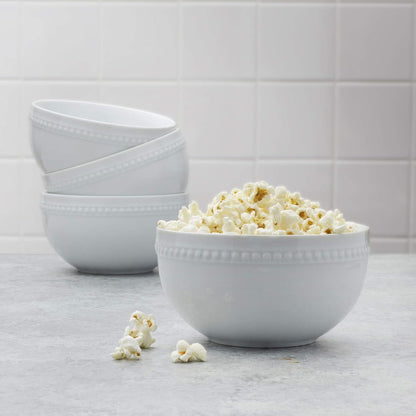 26 Everyday White Ounce Porcelain Soup Cereal Bowls