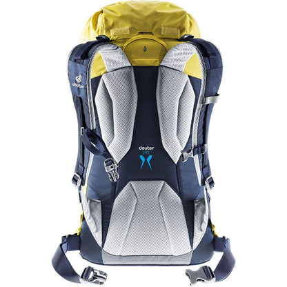 Deuter Guide Lite 22 SL - Women’s Lightweight Endurance Alpine Backpack for Expedition, Mountain Climbing, and Ski Tours - Greencurry/Navy