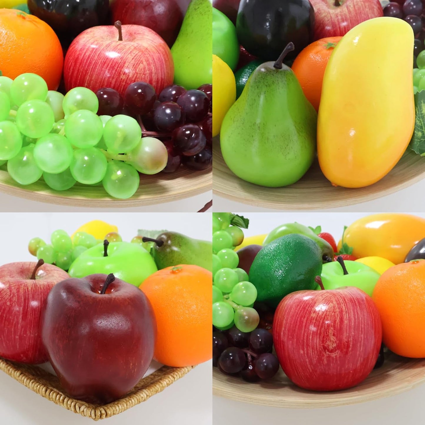 20 Pack, Pcs Fake Fruit Artificial Fruit for Decoration Party, Realistic Fake Fruits Table Centrepieces Decoration Home