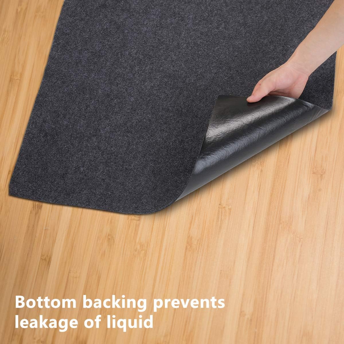 Under The Sink Mat Cabinet Mat Waterproof Absorbent Premium Shelf Liner Washable 24"×30"