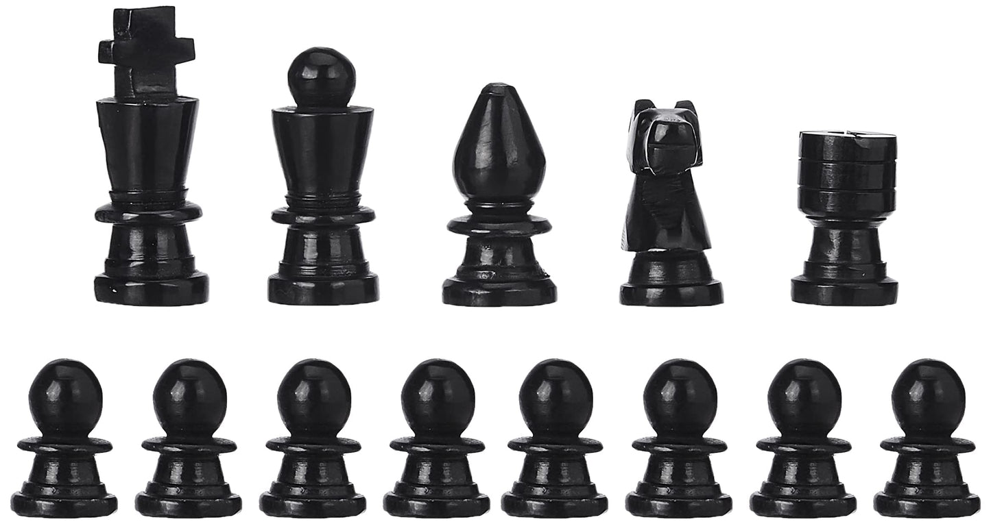 Queenza Green Marble Chess Sets for Adults Unique - 12 Inch Inlaid with Gemstones Handmade Chess Board Game with Alabaster Marble Chess Pieces Set of 32 - Tournament Chess Set with Storage