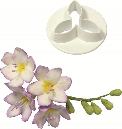 PME Freesia Cutter, Standard, White for Cake Decorating & Sugar Flowers