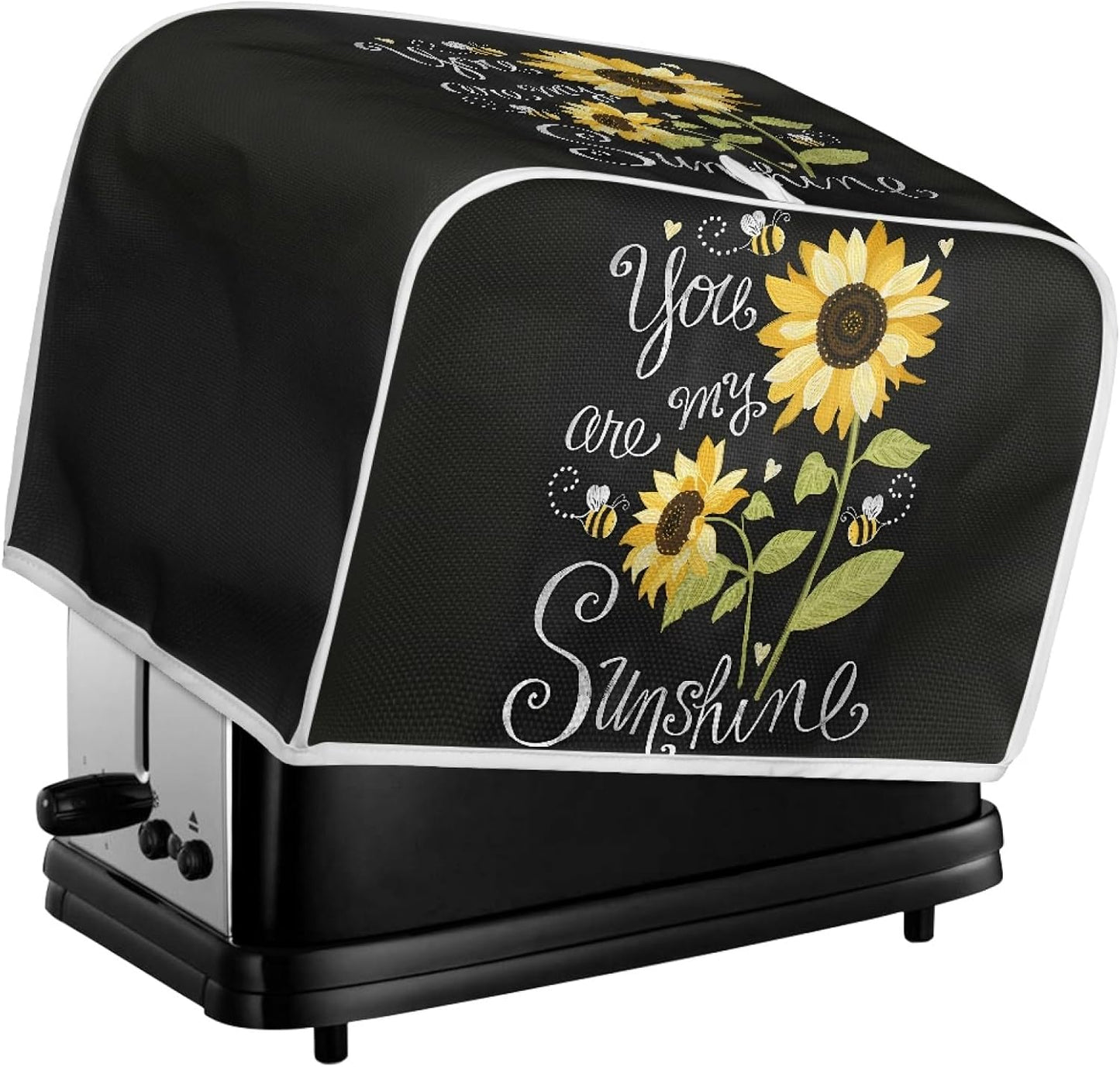 Sunflower Toaster Cover, Kitchen Small Appliance Cover, Waterproof Grill Bakeware Cover, Keep Toaster Away from Dust