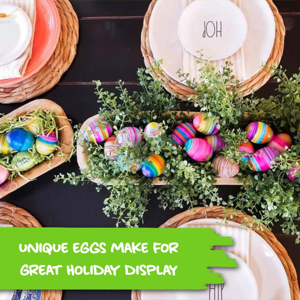 EggMazing Easter Egg Mini Decorator Kit Arts and Crafts Set - Includes Egg Decorating Spinner and 6 Markers - Ages 3 and Up [Packaging May Vary]