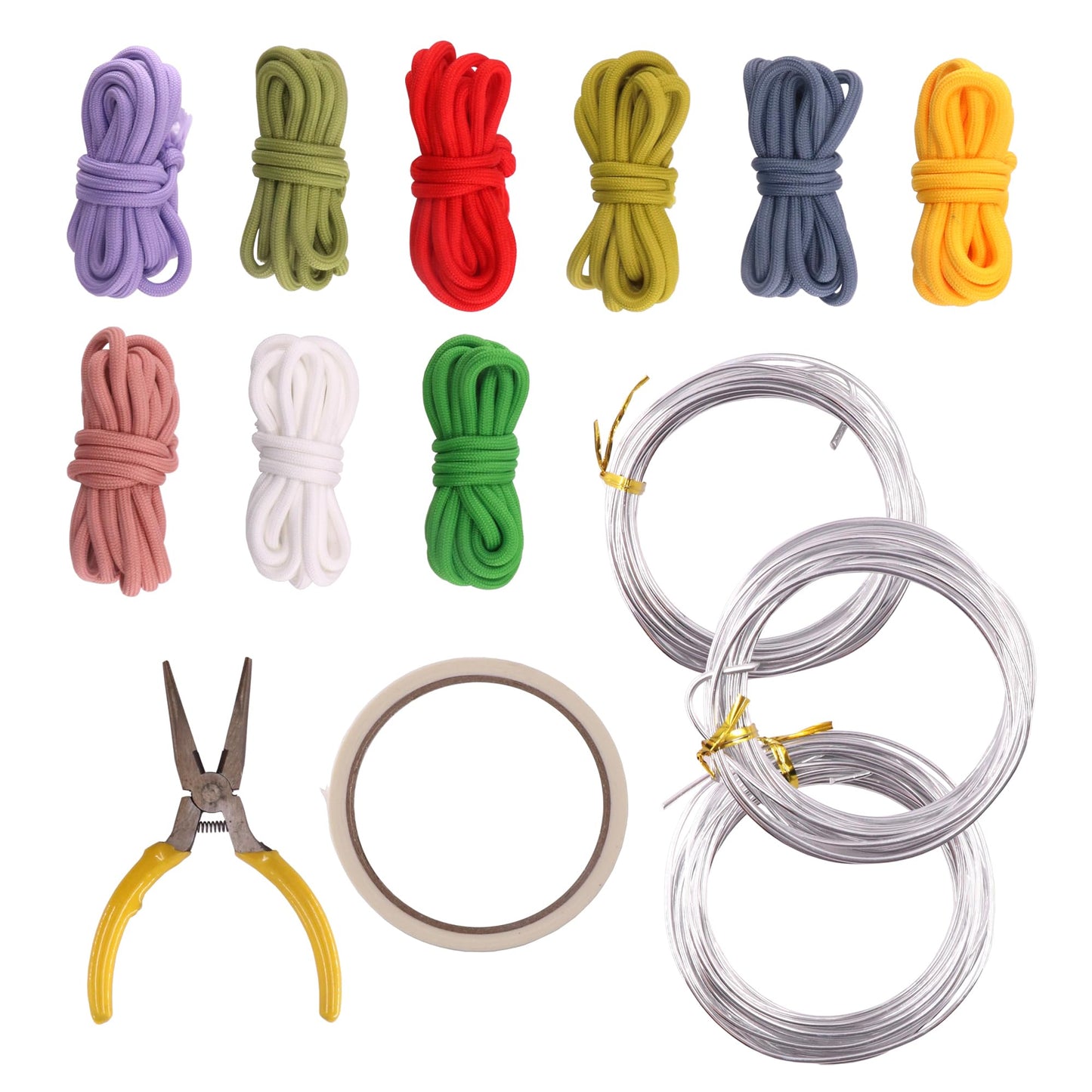 BoFUN DIY Flower Craft Kit for Adults Teens, Floral Wire Art Craft Set with 18 Templates, Wire, Knit Rope, Wedding Party Favors, Women Birthday, Mother’s Day Gifts, Handmade Home Decor (Floral)