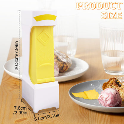 OPLCFO 2PCS Butter Cutter and Storage Case, Butter Stick Slicer for Bread Cakes Cookie