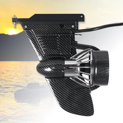 LEDONNE Electric Fin for SUP Electric Surf Fin Underwater Thruster Electric Fin SUP Conversion Kit Surf Booster Electric SUP Fin with Waterproof Battery with LED Battery Indicator