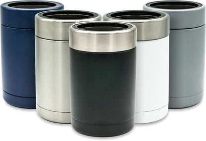 12oz Tahoe Trails Stainless Steel Vacuum Insulated Can and Bottle Cooler | Double Wall Can Cooler For Cans and Bottles