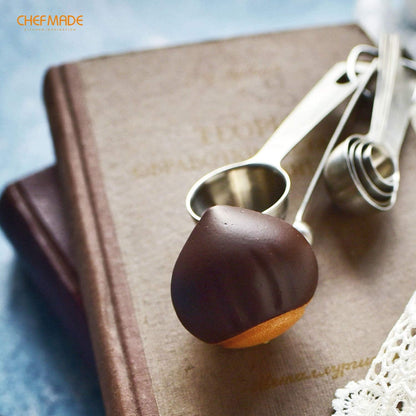 CHEFMADE Nonstick Muffin Cake Pan, 12 Cavity Chestnut-Shaped Bakeware