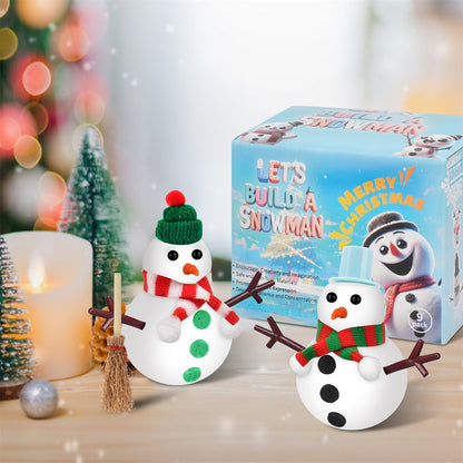 Ariepoue Stocking Stuffers for Kids Teen Boys Girls - 9 Pack Build Snowman Kit Christmas Crafts Gifts for Kids Creative Air Dry Modeling Clay Xmas Gift Birthday Gifts