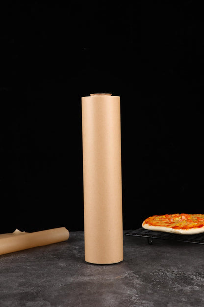 Unbleached 12in x 262ft Parchment Paper Roll with Built-in Slide Cutter - Food Grade Non-Stick Baking Paper for Cooking, Baking, Grilling, Air Fryer & Steaming