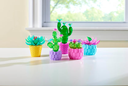 Cra-Z-Art Crystal Gem Creations Jewel Succulents Kit by RoseArt, 175+ Pieces, Great for Adults, Tweens and Children Ages 8+